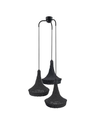 Shilo Lampa wisząca Mahaka 3 - Szara (500 mm) 5183