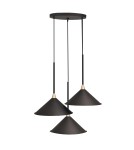 Shilo Lampa wisząca Merto 3 - Czarna (320 mm) 5066 Shilo Lampa wisząca Merto 3 - Czarna (320 mm) 5066