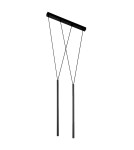 Lampy wiszące - Shilo Lampa wisząca Miaki 2 - Czarna (600 mm) 5165 - product 1