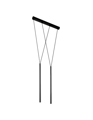 Shilo Lampa wisząca Miaki 2 - Czarna (600 mm) 5165