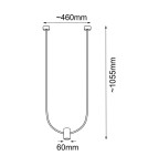Lampy wiszące designerskie - Shilo Lampa wisząca no. C - Czarna (460 mm) 5085 - product 2