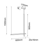 Lampy wiszące - Shilo Lampa wisząca no. 4 - Czarna (600 mm) 5063 - product 2