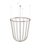 Lampy wiszące - Shilo Lampa wisząca no. moon O Z - Platyna mat (800 mm) 5142 - product 1