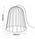 Lampy podłogowe - Shilo Lampa podłogowa no. moon O F - Czarna (930 mm) 2013 - product 2