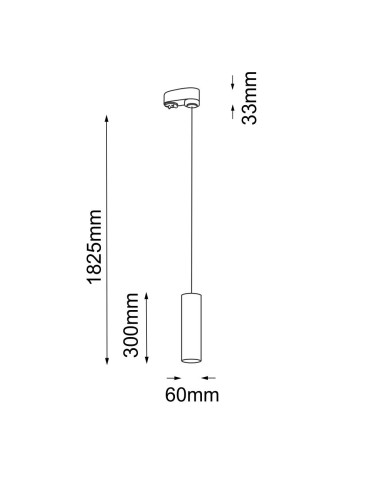 Shilo Spot Noda - Biały - Szynoprzewód 3F 230V (1825 mm) 7955 - produkt 2