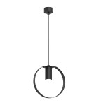 Lampy wiszące industrialne - Shilo Lampa wisząca Ortiga 1 - Czarna (200 mm) 5041 - product 1