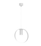 Shilo Lampa wisząca Ortiga 1 - Biała (200 mm) 5042 Shilo Lampa wisząca Ortiga 1 - Biała (200 mm) 5042