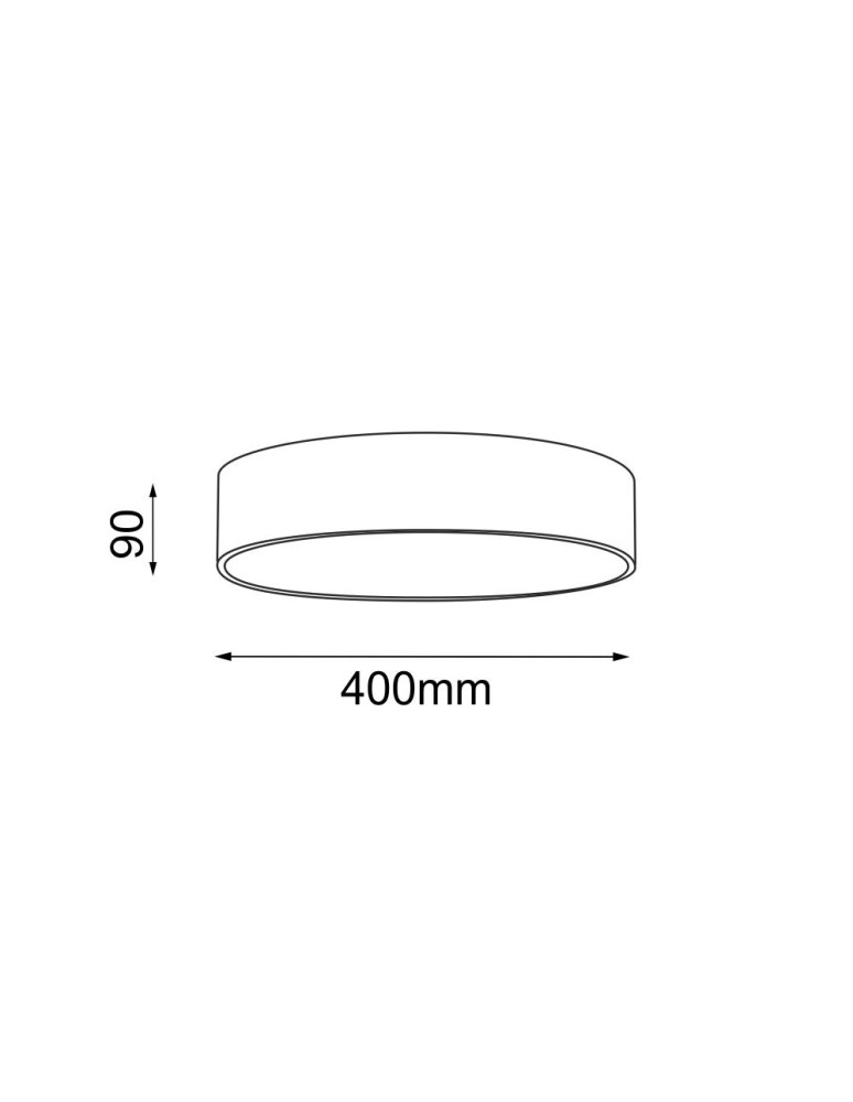 Lampy sufitowe okrągłe - Shilo Plafon Sengo 40 - Biały (90 mm) 1249 - product kolory-swiatla.pl 2