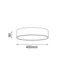 Lampy sufitowe okrągłe - Shilo Plafon Sengo 40 - Złoty (90 mm) 1293 - product 2