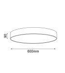 Shilo Plafon Sengo 60 - Biały (90 mm) 1297 Shilo Plafon Sengo 60 - Biały (90 mm) 1297