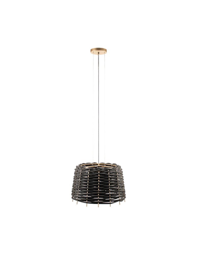 Shilo Lampa wisząca Suami O 60 - Czarna-platyna mat (630 mm) 5090 Shilo Lampa wisząca Suami O 60 - Czarna-platyna mat (630 mm) 5090