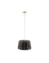Shilo Lampa wisząca Suami O 60 - Czarna-platyna mat (630 mm) 5090 Shilo Lampa wisząca Suami O 60 - Czarna-platyna mat (630 mm) 5090