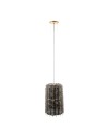 Shilo Lampa wisząca Suami A 36 - Czarna-platyna mat (380 mm) 5091 Shilo Lampa wisząca Suami A 36 - Czarna-platyna mat (380 mm) 5091