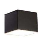 Lampy sufitowe łazienkowe - Shilo Plafon Suwa - Czarny IP44 (100x100 mm) 8053 - product 1