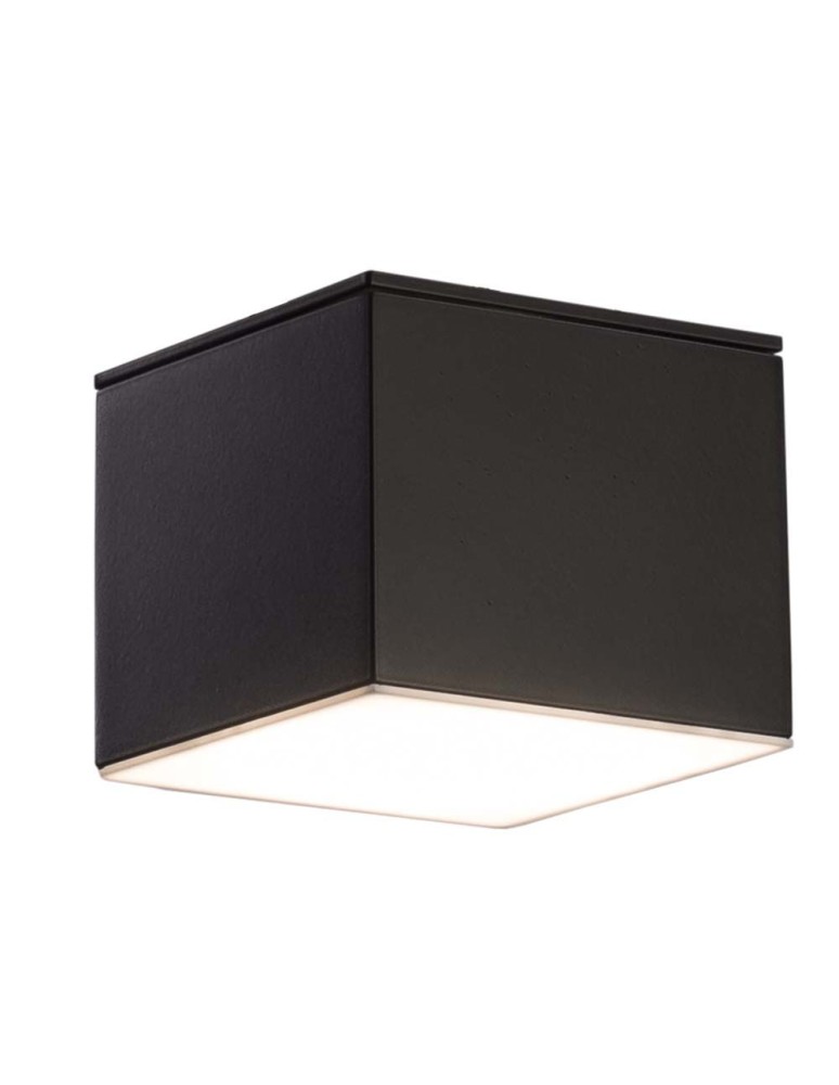 Shilo Plafon Suwa - Czarny IP44 (100x100 mm) 8053