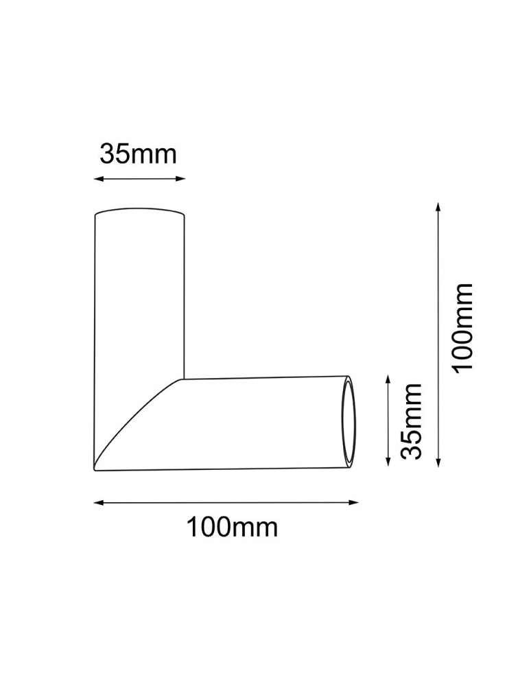 Akcesoria systemów oświetleniowych - Shilo Narożnik do systemu modułowego Mafra - Czarny 5108 - product kolory-swiatla.pl 2