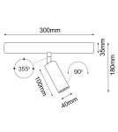Oprawy systemów oświetleniowych - Shilo Lampa modułowa Mafra 1 - Czarna 5106 - product 2