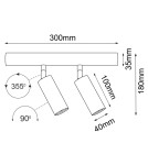 Oprawy systemów oświetleniowych - Shilo Lampa modułowa Mafra 2 - Czarna 5107 - product 2