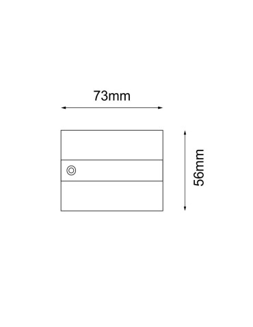 Shilo Pokrywa pod zasilanie do szynoprzewodu podtynkowego 3F 230V - Czarne 6587 - product 2