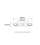 Shilo Łącznik zasilający do szynoprzewodu 3F 230V - Biały 8112 Shilo Łącznik zasilający do szynoprzewodu 3F 230V - Biały 8112