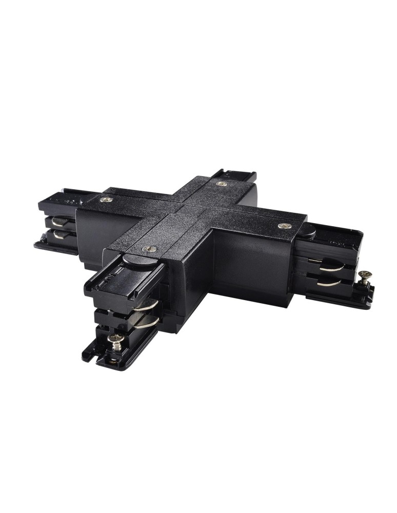 Shilo Łącznik X szynoprzewodu 3F 230V - Czarny 8115