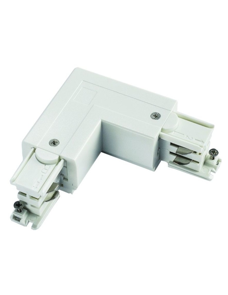 Shilo Łącznik L zamienny lewy-prawy do szynoprzewodu 3F 230V - Biały 8118 Shilo Łącznik L zamienny lewy-prawy do szynoprzewodu 3F 230V - Biały 8118