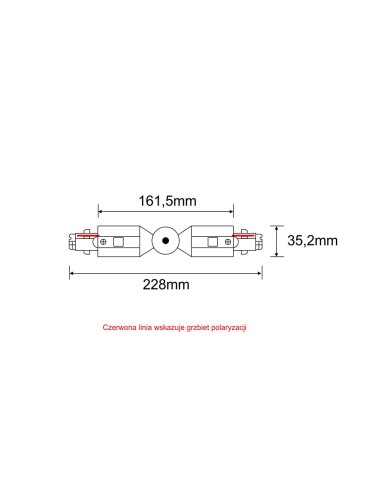Shilo Łącznik L zginany szynoprzewodu 3F 230V - Biały 8122 - produkt 2