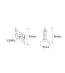 Shilo Zawiesie 5m do szynoprzewodu natynkowego 3F 230V - Czarne 8132 Shilo Zawiesie 5m do szynoprzewodu natynkowego 3F 230V - Czarne 8132