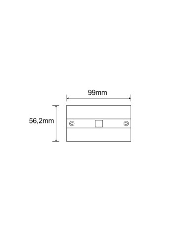 Shilo Pokrywa łącznika I do szynoprzewodu podtynkowego 3F 230V - Czarna 8133 - produkt 2