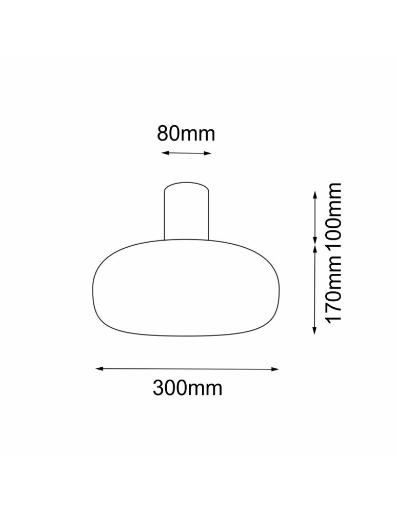 Lampy sufitowe nowoczesne - Shilo Plafon Tanpo O - Czarny (300 mm) 1094 - product kolory-swiatla.pl 2