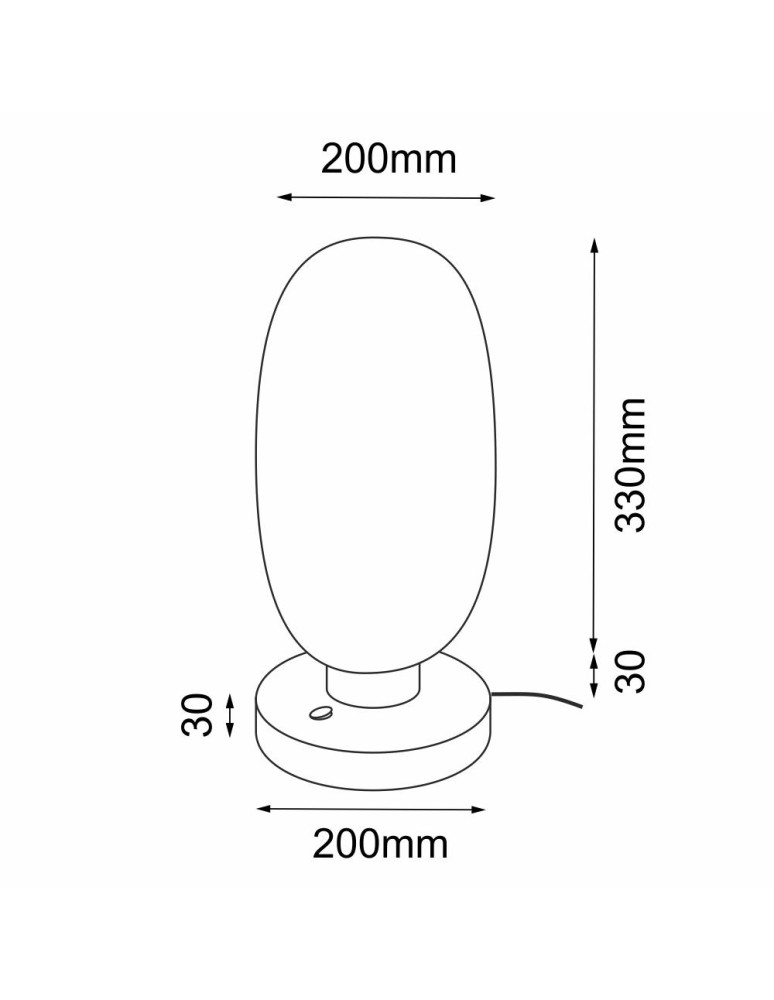 Shilo Lampa stołowa Tanpo I G - Czarna (200 mm) 2033 Shilo Lampa stołowa Tanpo I G - Czarna (200 mm) 2033