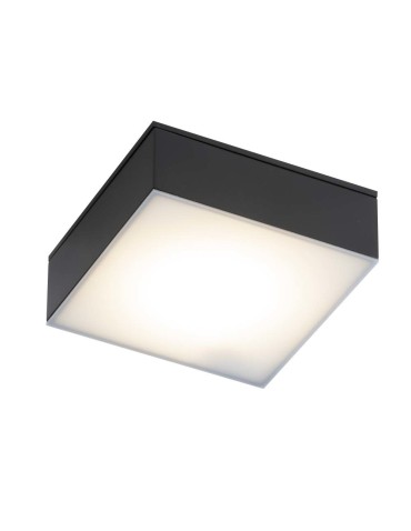 Shilo Plafon Tottori IL - Czarny IP44 (100x100 mm) 3000K 8057