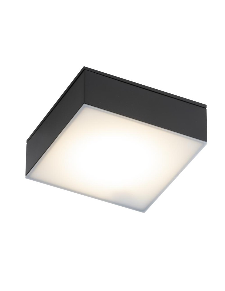 Shilo Plafon Tottori IL - Czarny IP44 (100x100 mm) 4000K 8577
