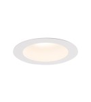 Lampy wpuszczane z kloszem hermetyczne - Shilo Lampa wpuszczana Tottori IL - Biała (125 mm) IP44 4000K 8580 - product 1