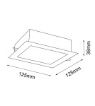 Lampy wpuszczane z kloszem hermetyczne - Shilo Lampa wpuszczana Tottori IL - Biała (125 mm) IP44 4000K 8582 - product 2