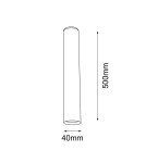 Oprawy sufitowe na wymienne źródło światła - Shilo Plafon Yabu 50 - Czarny (500 mm) 1089 - product 2