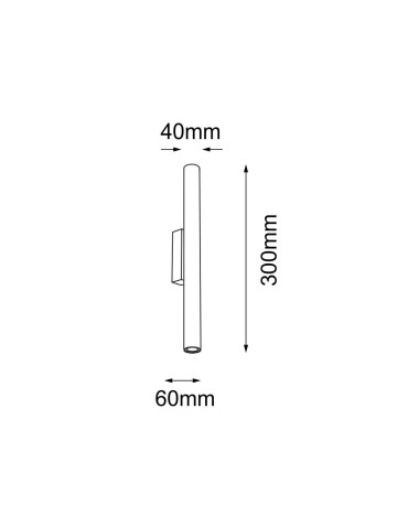 Shilo Kinkiet Yabu K2 - Czarny (300 mm) 4048 - produkt 2