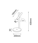Lampy stołowe - Shilo Lampa stołowa Yabu G - Czarna (430 mm) 2031 - product 2