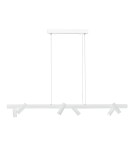 Lampy wiszące - Shilo Lampa wisząca Yabu 6 - Biała (1200 mm) 5064 - product 1
