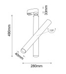 Shilo Spot Yabu T R2 - Biały - Szynoprzewód 3F 230V 7706 Shilo Spot Yabu T R2 - Biały - Szynoprzewód 3F 230V 7706