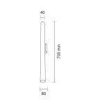 Kinkiety - Shilo Kinkiet Yabu K1 - Czarny IP44 (700 mm) 8075 - product 2
