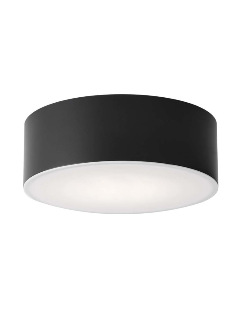 Shilo Plafon Zama - Czarny IP44 (200 mm) 8062