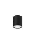 Lampy zewnętrzne sufitowe - Azzardo CONYON IP54 10W CCT SWITCH BK Czarny Mat/Transparentny 1xLED Lampa Natynkowa Przełącznik Zmiany Barwy Światła AZ6025 - product 1