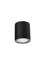 Azzardo CONYON IP54 15W CCT SWITCH BK Czarny Mat/Transparentny 1xLED Lampa Natynkowa Przełącznik Zmiany Barwy Światła AZ6027