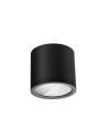 Azzardo CONYON IP54 25W CCT SWITCH BK Czarny Mat/Transparentny 1xLED Lampa Natynkowa Przełącznik Zmiany Barwy Światła AZ6029