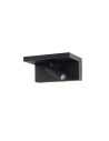 Azzardo HYLLA WALL NFC CHARGER BK Czarny Mat 1xLED Kinkiet z Ładowarką Indukcyjną i Gniazdem USB AZ5910