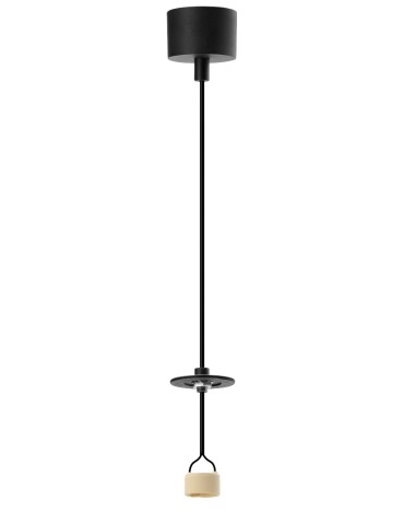 Azzardo LUCAS BASE 1R Wisząca GU10 BK Czarny Mat 1xGU10 Lampa Wisząca bez Klosza (klosz zamawiany osobno) AZ6156