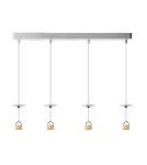 Azzardo LUCAS BASE 4L Wisząca GU10 WH Biały 4xGU10 Poczwórna Lampa Wisząca bez Kloszy (klosze zamawiane osobno) AZ6194 Azzardo LUCAS BASE 4L Wisząca GU10 WH Biały 4xGU10 Poczwórna Lampa Wisząca bez Kloszy (klosze zamawiane osobno) AZ6194