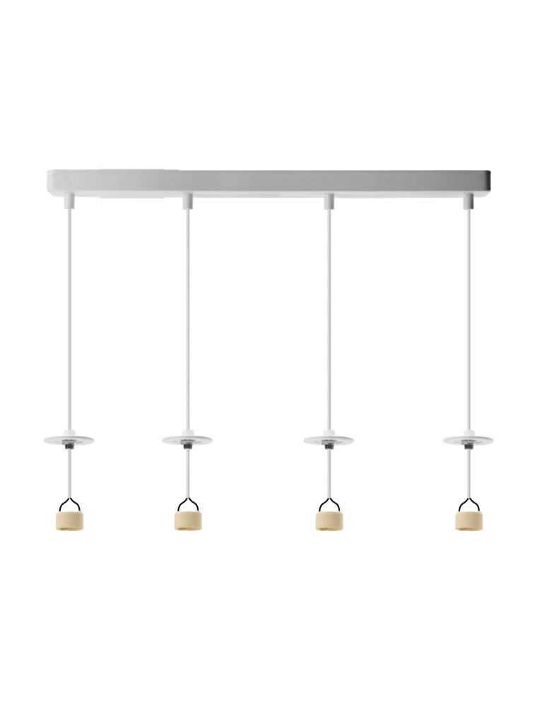 Azzardo LUCAS BASE 4L Wisząca GU10 WH Biały 4xGU10 Poczwórna Lampa Wisząca bez Kloszy (klosze zamawiane osobno) AZ6194 Azzardo LUCAS BASE 4L Wisząca GU10 WH Biały 4xGU10 Poczwórna Lampa Wisząca bez Kloszy (klosze zamawiane osobno) AZ6194