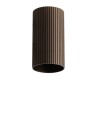 Azzardo LUCAS RIBBED TUBE 10 COFFEE Kawowy Klosz Ryflowany Tuba do Skompletowania Lampy AZ6129
